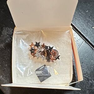 Stella & Dot Starburst charm- Rose Gold and Silver